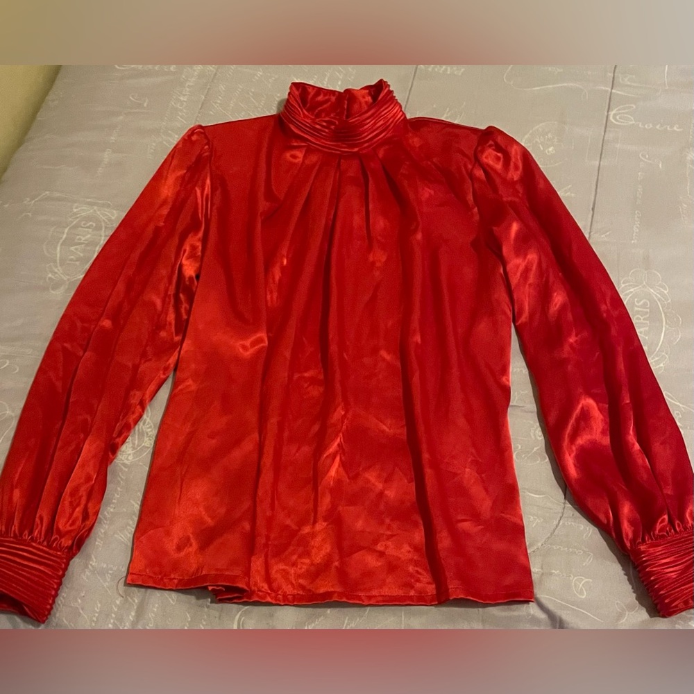 Elegant Red Women's Top